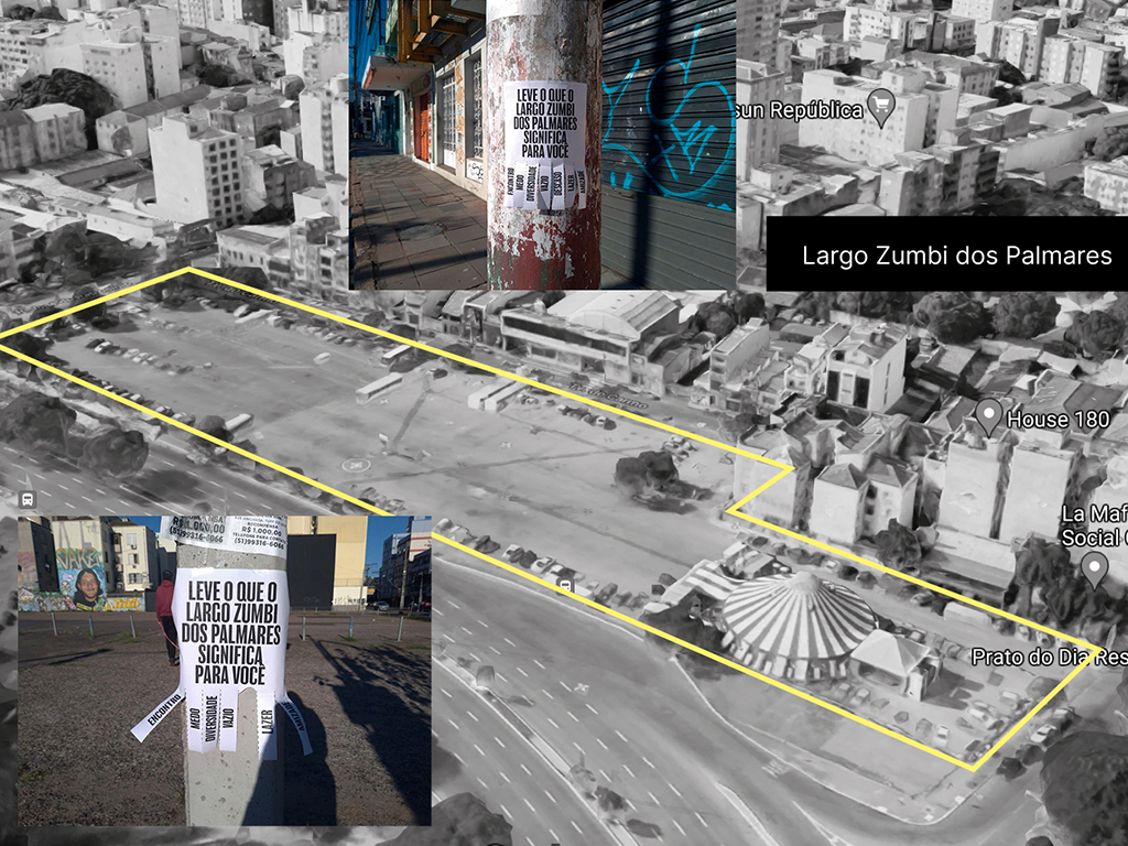 Largo Zumbi dos Palmares: Space as a White Board © Marina Helena Müller